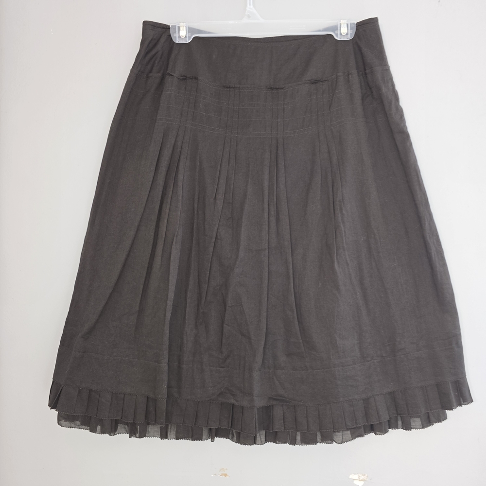 Ann Taylor Brown A-Line Skirt